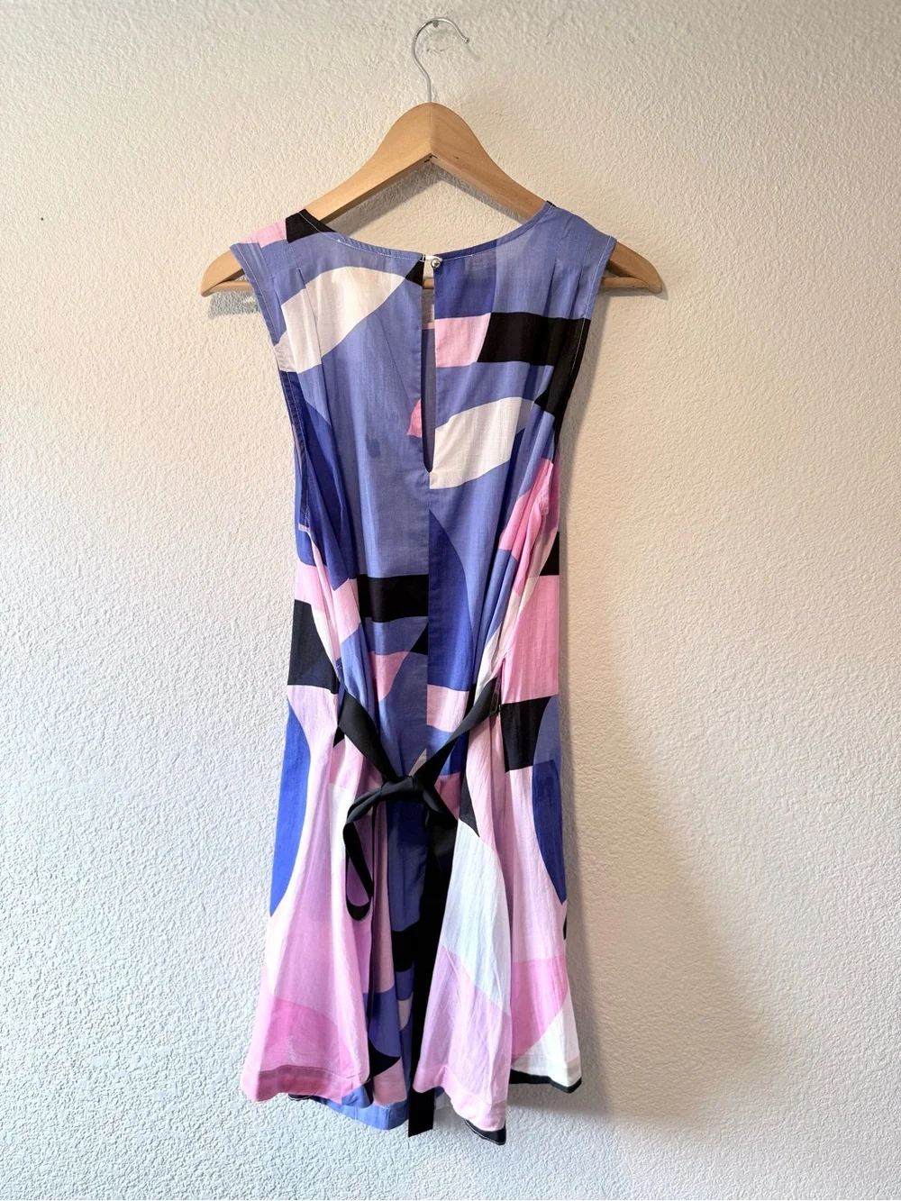 KATE SPADE Sleeveless Geometric Shift Dress Swim Cover Up